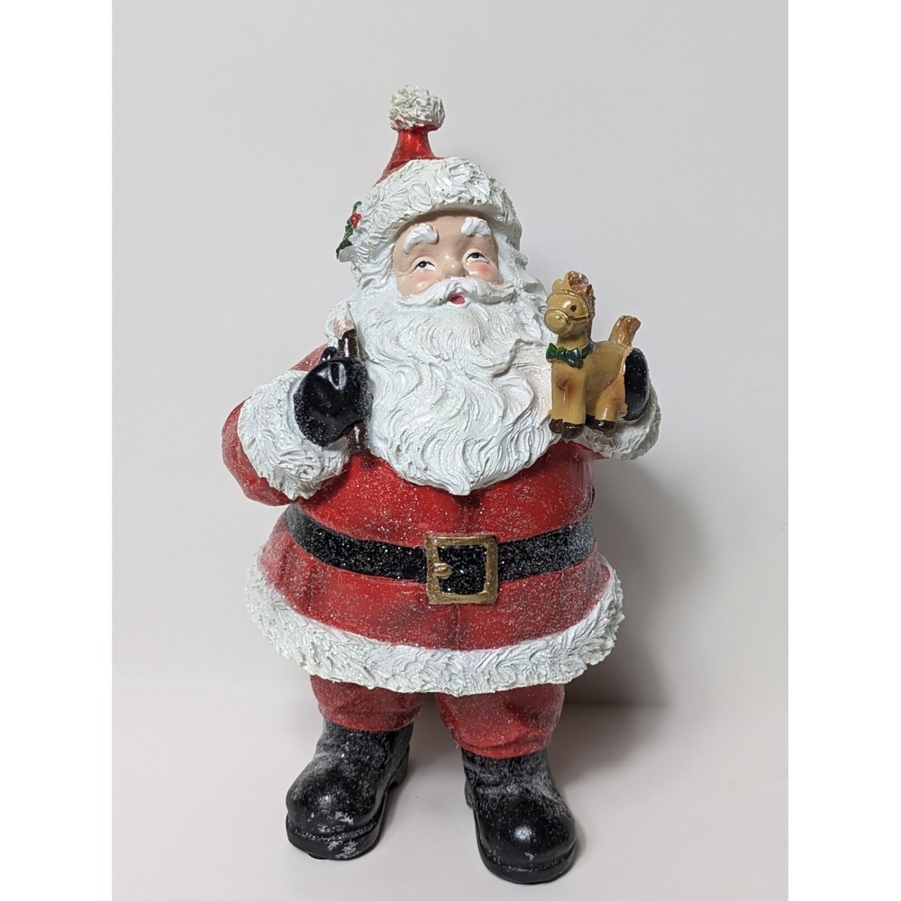 Raz Imports 2022 No Place‎ Like Home Vintage Santa Tabletop Figurine 8.5"